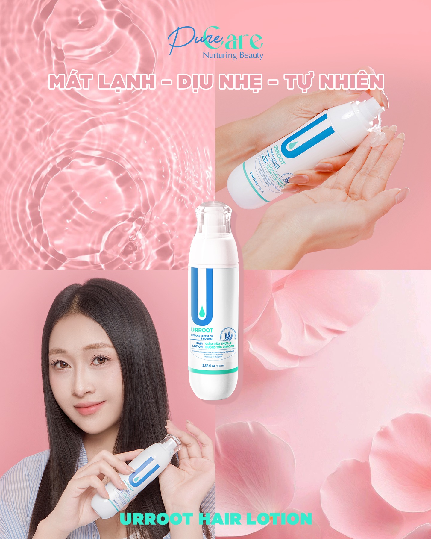 🌸 MÁT LẠNH – DỊU NHẸ – TỰ NHIÊN 🌸Bạn đã thử cảm giác tóc sạch tức thì – thơm dịu cả ngày chưa?
👉 Với Urroot Hair Lotion, không chỉ làm sạch dầu thừa & giảm bết tóc, mà còn mang đến trải nghiệm:
💖 Hương phấn hoa hồng: thanh mát, nhẹ nhàng, tinh tế – giúp mái tóc thơm ngát tự nhiên, khử mùi khó chịu do khói bụi, mồ hôi.
💖 Chất gel lotion siêu mịn: thấm nhanh, không nặng tóc, không để lại vệt trắng – phù hợp cho cả tóc tối màu, tóc tẩy nhuộm.
🌿 Mỗi lần dùng Urroot là một lần “refresh” mái tóc – để bạn tự tin hơn, thoải mái hơn, và… rạng rỡ hơn trong mọi khoảnh khắc.
✨ Urroot Hair Lotion – Sạch tức thì, Thơm dịu nhẹ, Nuôi dưỡng dài lâu.
👉 Bạn muốn thử cảm giác “tóc sạch + thơm” chỉ trong vài phút không?
Ghé gian hàng chính hãng của PureCare ngay nhé:
Shopee: https://shopee.vn/purecarevietnam
Website: https://purecarevietnam.com
#Urroot #PureCare #HairLotion #GoiKhoXaKho #HuongPhanHoaHong